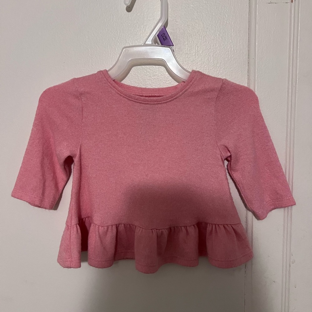 Jumping Beans 3 Month Pink Shirt